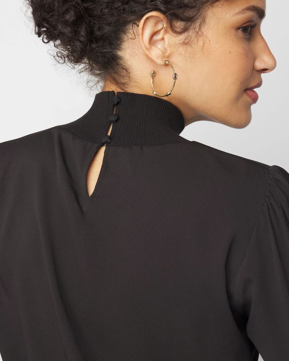 Smocked Waist Blouse | White House Black Market